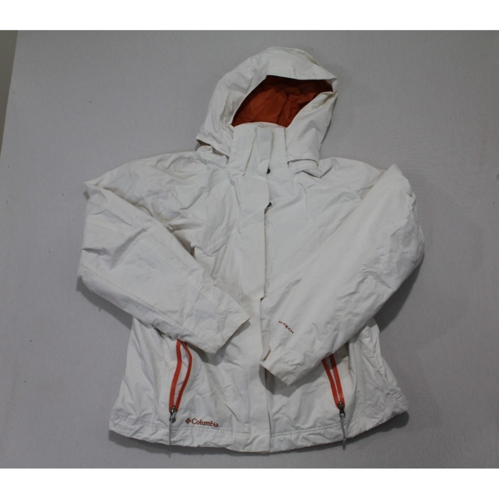Columbia Sportswear Company Women White Jacket Interchange Size XL